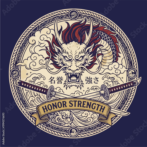 Dragon Head Emblem Honor.