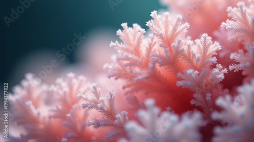 Stunning Underwater Coral Beauty Displaying Vibrant Colors and Forms