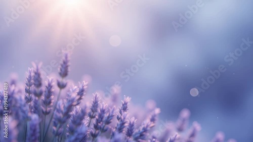 Lavender Fields in Soft Morning Light