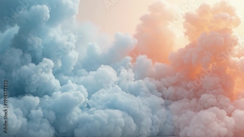 Soft Colorful Cloudy Sky in Motions