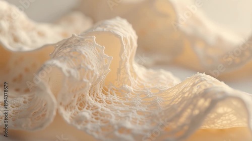 Intricate Lace Textures in Soft Natural Light
