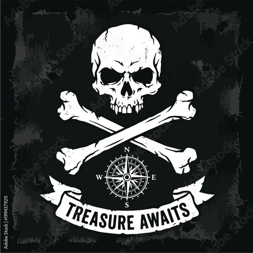 Pirate Skull Crossed Bones.