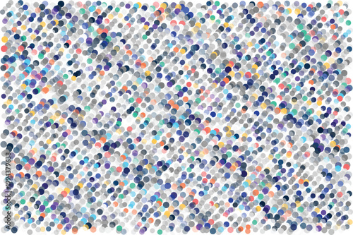 Colorful abstract mosaic of tiny dots creating a vibrant, energetic pattern