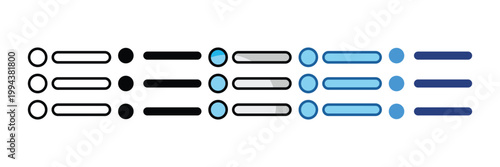 Options  Icon Set Multiple Style Collection