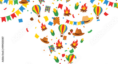 Festa Junina Brazilian Folk Festival Background