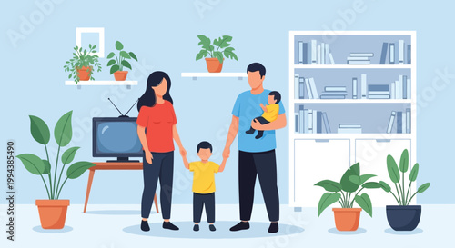 A collection of blue line art icons representing cold temperatures winter and cooling appliances