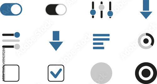 Icons representing digital navigation tools enhance modern web interfaces.