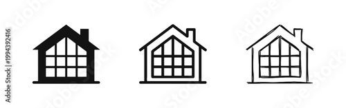 Foto Real Estate Home and Residential Architecture Icon Set
