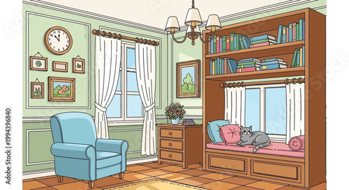 Two ice hockey players in action facing off on a blue ice rink with stadium seating