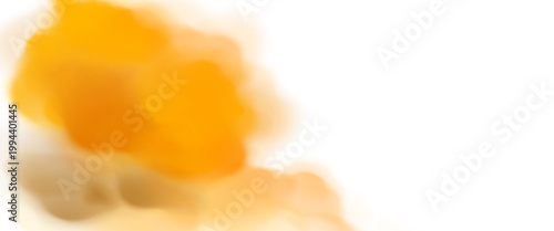 柔らかくぼかされたオレンジ色の抽象グラデーション背景、温かみとやさしさを感じるナチュラルで落ち着いた雰囲気のデザイン素材
