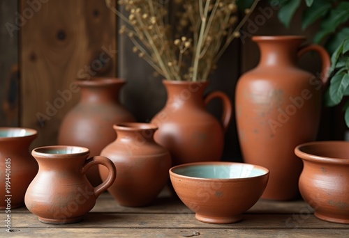 Beautiful Stoneware Pottery Collection Opaque Dense Ceramics Shabby Chic Decor