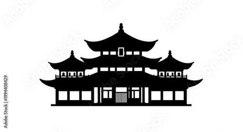 Traditional Chinese Pagoda Architecture Design 1.