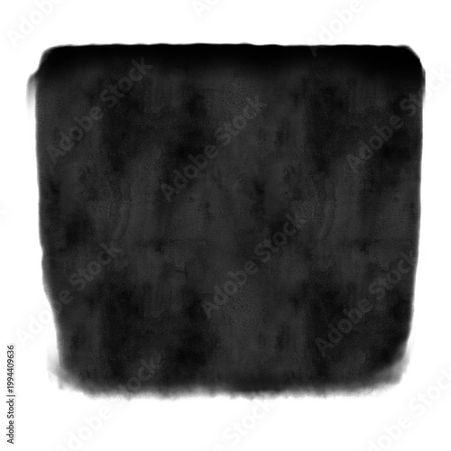 Fotografie High Resolution Black Watercolor Ink Wash Background with Hand Painted Texture a