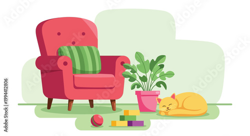 A vibrant illustration depicts two people engaged in a lively game of table tennis indoors