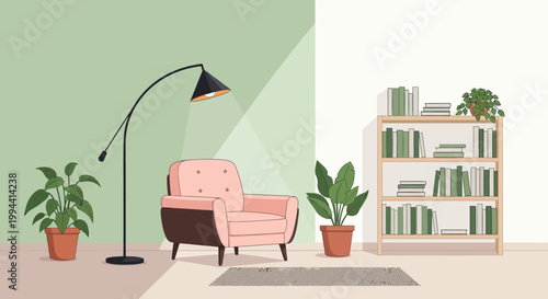 Illustration of a man performing a lat pulldown and seated row exercise using gym equipment