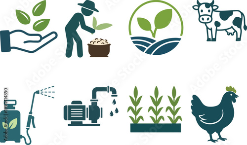 Eco-friendly lifestyle recycling, gardening, clean energy, and sustainable living