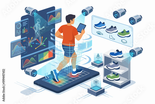 Isometric Gait Analysis and Smart Retail Technology for Sport Shoes