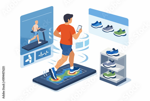 Isometric AR Gait Analysis and Smart Footwear Selection for Runners