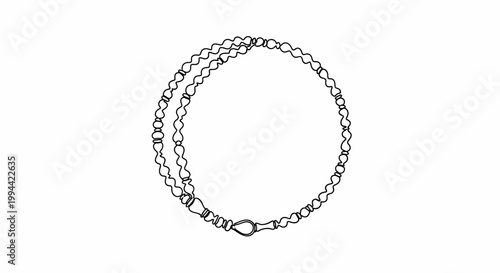 Silver chain bracelet with clasp.
