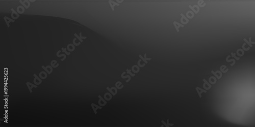 Limbo black background. Abstract dark gradient backdrop. Color wall of studio, room, stand for product display or photo. Modern banner with empty place for advertising text. Vector illustration.