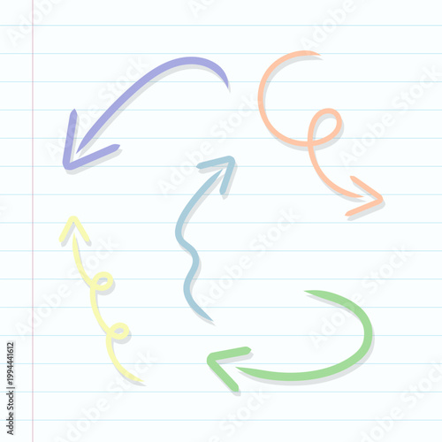 Hand Drawn Smooth Arrows