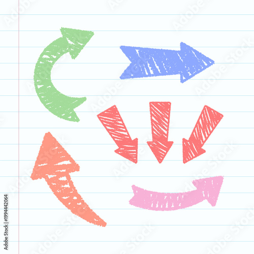 Crayon & Chalk Arrow Set