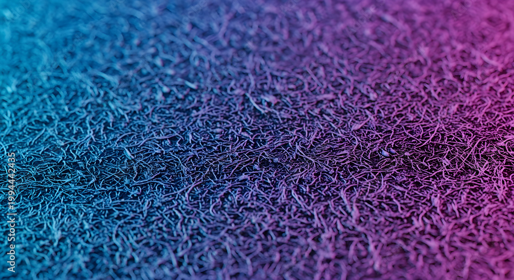 Obraz premium Vibrant purple and blue gradient textured surface close-up