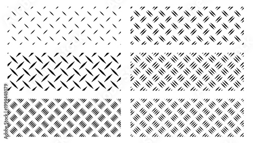 Steel diamond plate seamless pattern