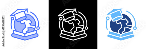 Global Education triplestyle icon