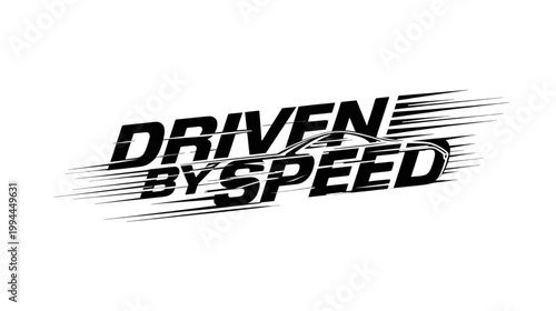 Speed Focused Design Driven by a Futuristic Sports Car with Dynamic Motion Streaks