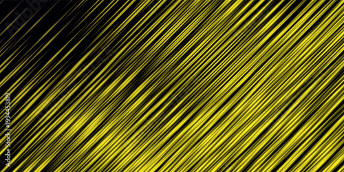 Abstract, Yellow, Black, Diagonal, Lines, Glowing, Dynamic, Background, Texture