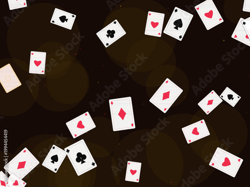 Casino Playing Cards Deck Pattern Design