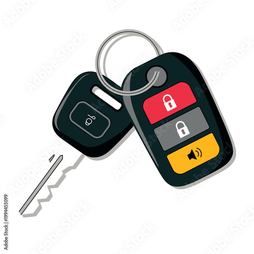 Car remote control key fob device
