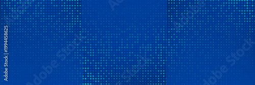 Blue glowing hexagon texture. Abstract neon hexagonal grid wallpaper. Navy honeycomb pattern backdrop. Vector modern technology, business, science, healthcare, medicine, presentation design background