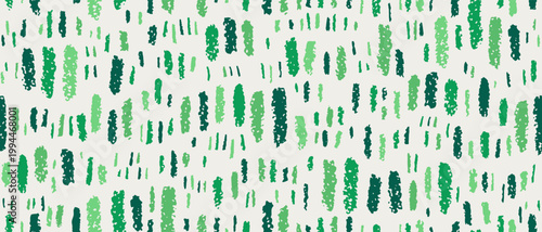 Grass pattern. Crayon watercolor brush rice texture. Crayon grass drawing. Abstract line paint seamless background. Watercolor field pattern. Doodle green sketch rice plant bg by chalk brush marker