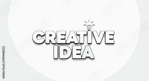 Creative idea concept illustration design for innovation and business success