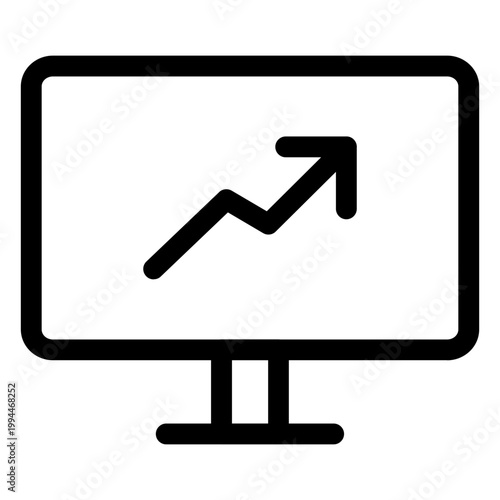 Graph displayed on screen