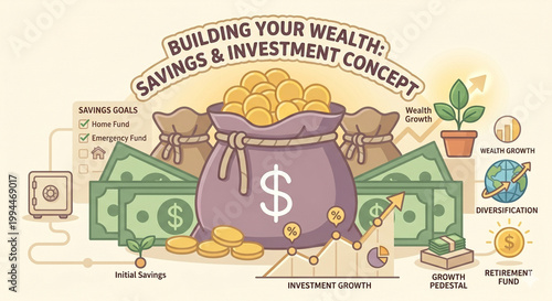 Ilustrasi Tabungan dan Investasi