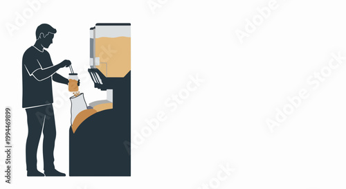 Person organizing storage with cardboard boxes and moving supplies in modern home. Moving essentials include boxes, tape, and labels for efficient relocation.