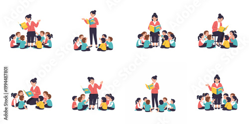 picture of a teacher teaching their students