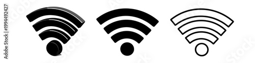 Wi-Fi Signal Icons Collection