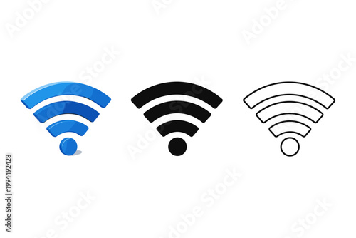 Wi-Fi Signal Icons Collection