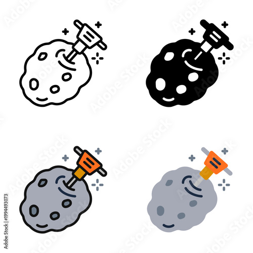 Asteroid Mining is the process of extracting valuable minerals and resources from asteroids for use in space and on Earth.