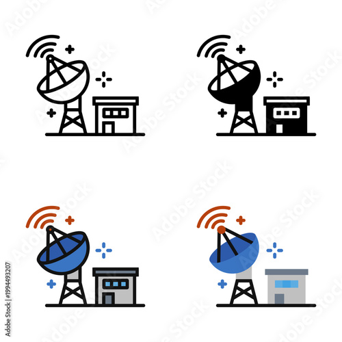 Ground Station is a facility on Earth that communicates with satellites, receiving and transmitting data for space missions.