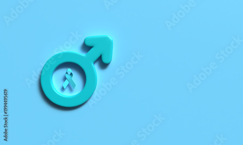 World men's health day sign sex male man gentleman international awareness medical human right june month love heart campaign ribbon bow blue color copy space father man dad papa male gentleman 