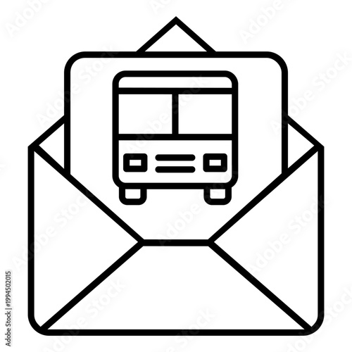 Bus icon vector. Public transport Illustration sign. Bus stop symbol. Bus station logo. Bus route web icon.