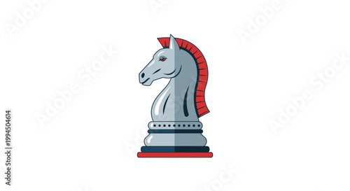 Horse Head Chess Piece Design.