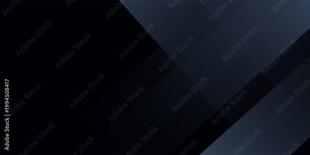 Fototapeta premium Modern black dark blue white abstract background. Minimal. Color gradient. Web banner. Geometric shape. 3d effect. Lines stripes triangles. Design. Futuristic. Metal metallic effect. Luxury. Premium.