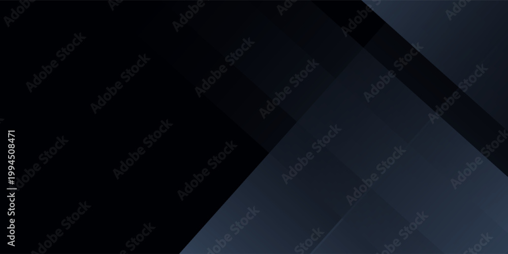Fototapeta premium Modern black dark blue white abstract background. Minimal. Color gradient. Web banner. Geometric shape. 3d effect. Lines stripes triangles. Design. Futuristic. Metal metallic effect. Luxury. Premium.
