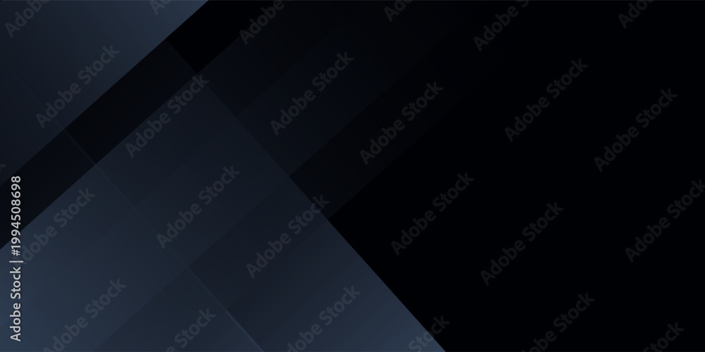 Fototapeta premium Modern black dark blue white abstract background. Minimal. Color gradient. Web banner. Geometric shape. 3d effect. Lines stripes triangles. Design. Futuristic. Metal metallic effect. Luxury. Premium.